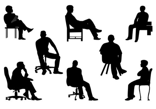 500x350 Sitting Silhouette Of Business Executives Architecture Sources