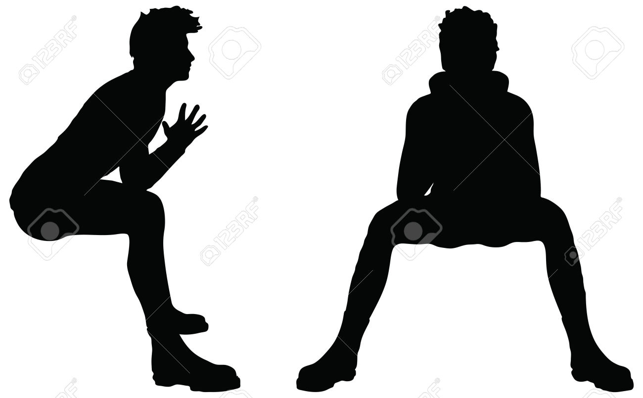 1300x806 Person Sitting Silhouette Vector