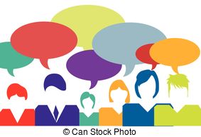 283x194 People Talking Clipart