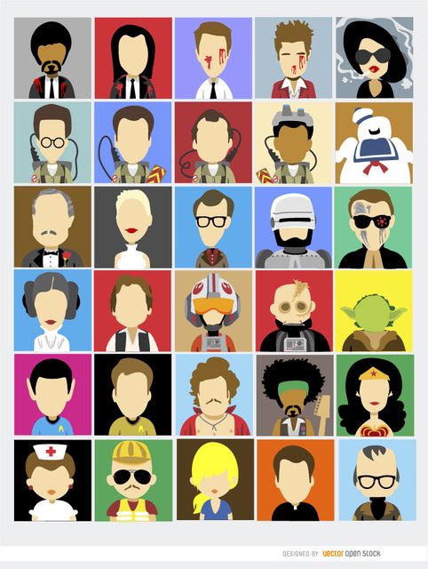 Avatars Film Famous Characters Free Vector Car Or Train 482x640 Avatars Film Famous Characters Free Vector Car Or Train