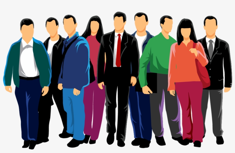 820x534 Euclidean Vector People Crowd