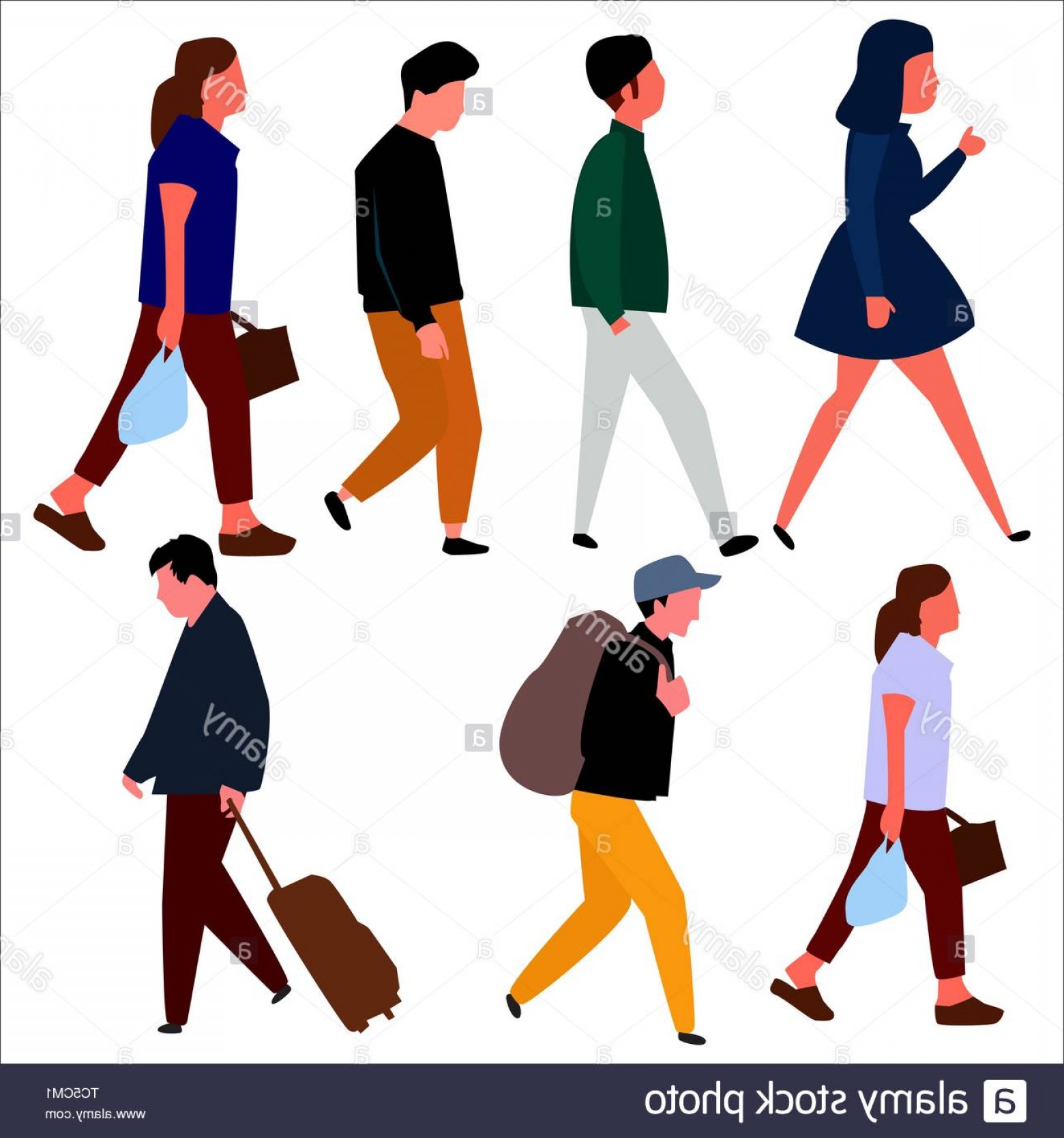 1560x1668 Person Walking Vector Graphics Lamaison