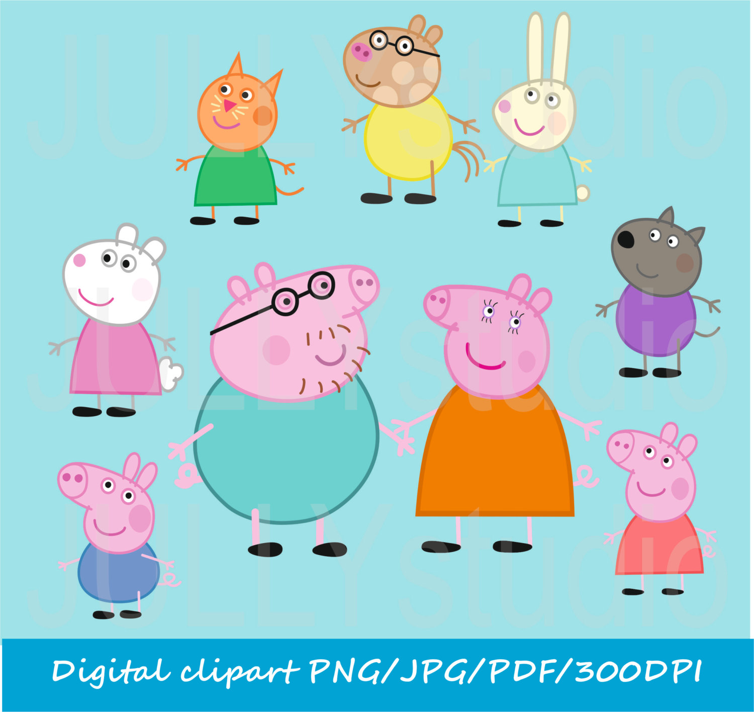 Peppa Pig Vector At Vectorified Collection Of Peppa Pig Vector 