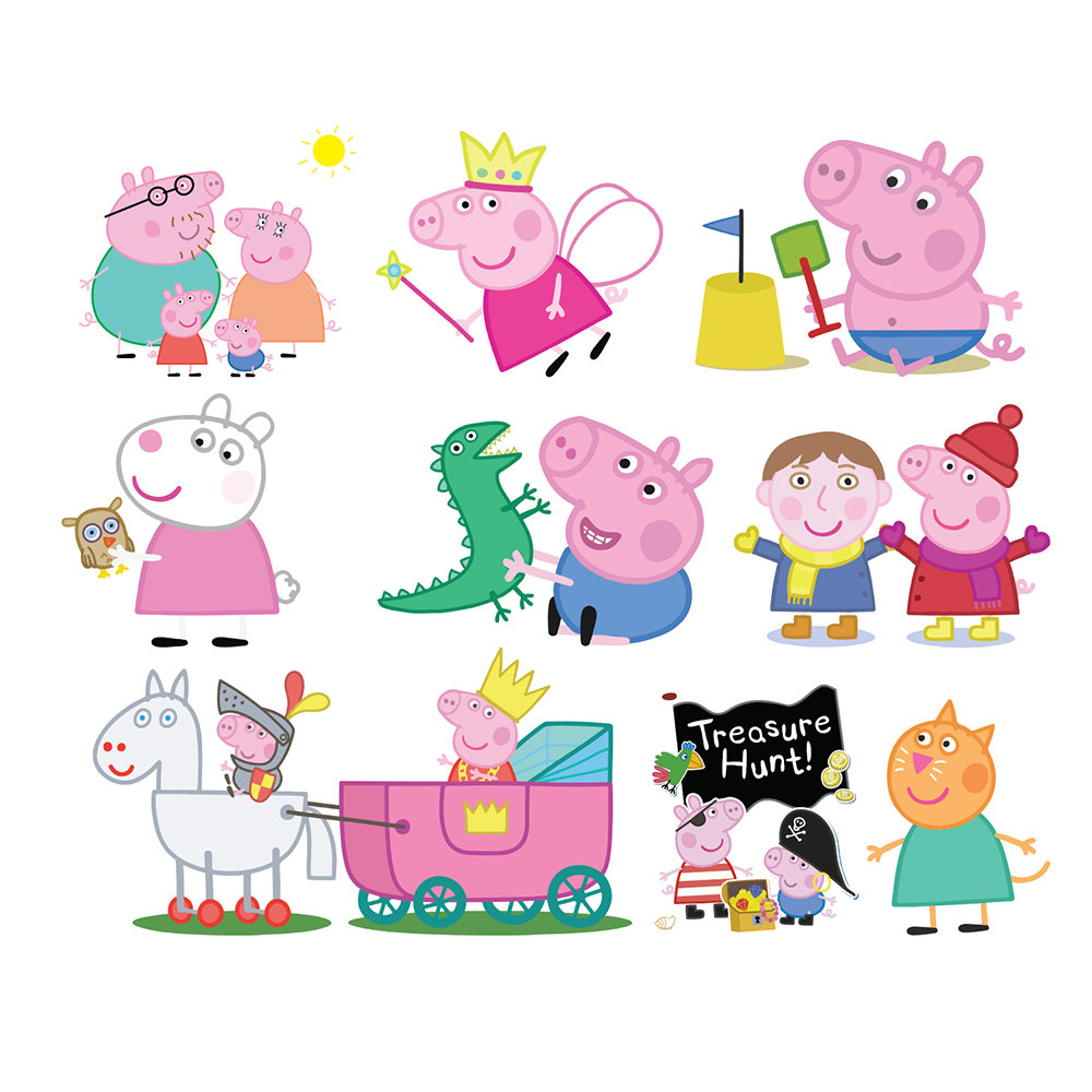 Peppa Pig Family Vector at Vectorified.com | Collection of Peppa Pig ...