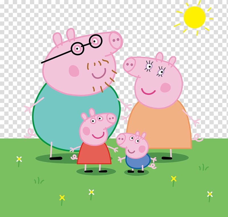 800x759 Peppa Pig Family, Daddy Pig Domestic Pig Drawing Pig