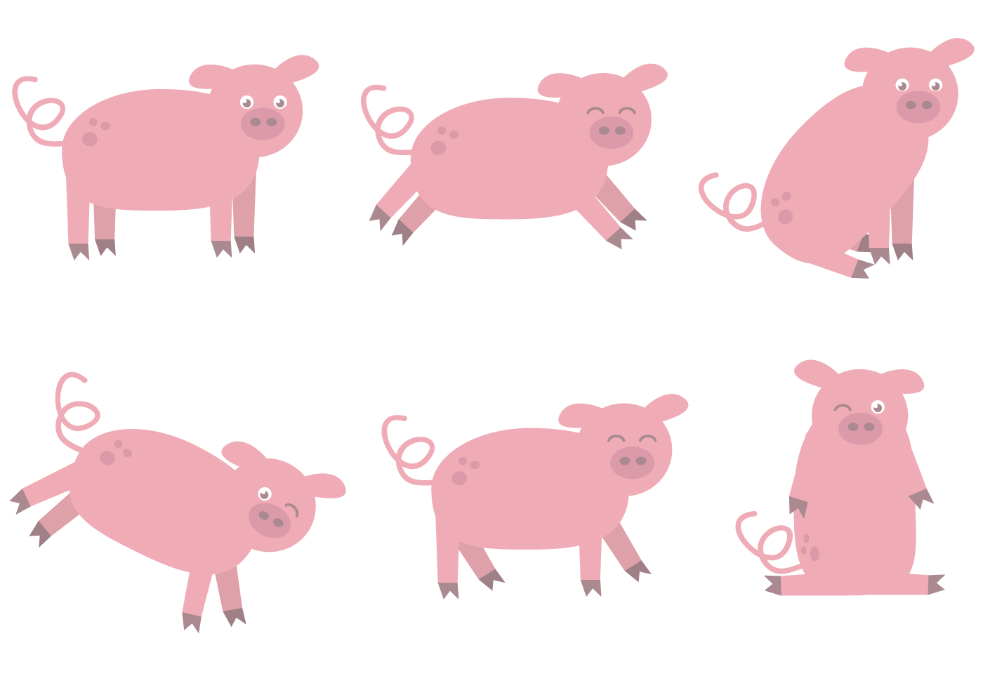 1400x980 Peppa Pig Free Vector Art