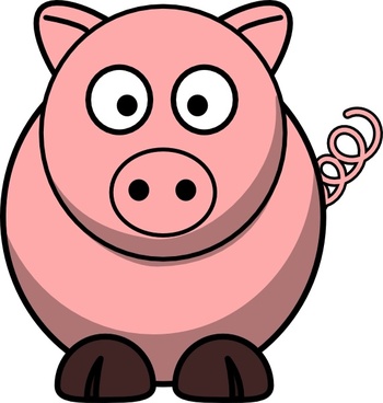 350x368 Peppa Pig Vector Clipart Free Vector Download