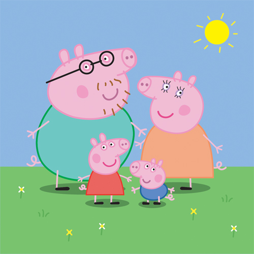500x500 Free Peppa Pig And Family Vector Ian Barnard