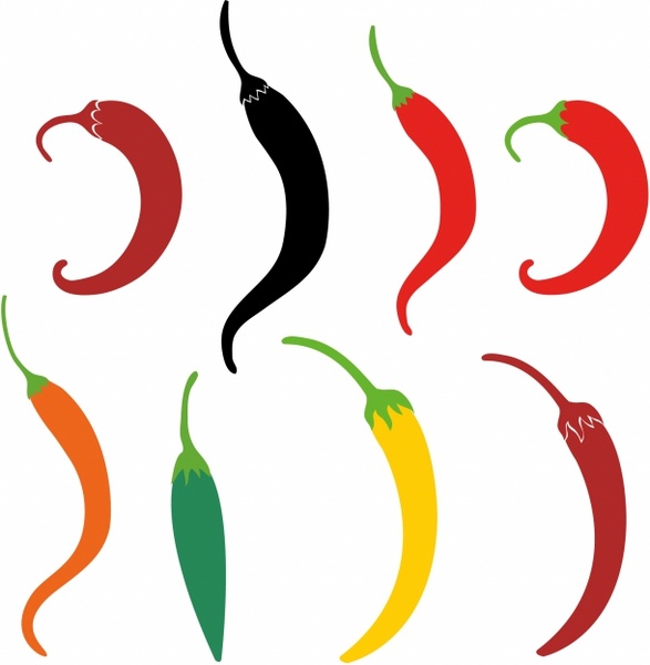 587x600 Chili Pepper Free Vector In Adobe Illustrator