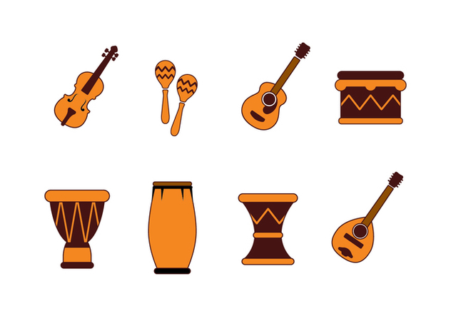 632x443 Free Musical Instrument And Percussion Icons Vector Free Vector