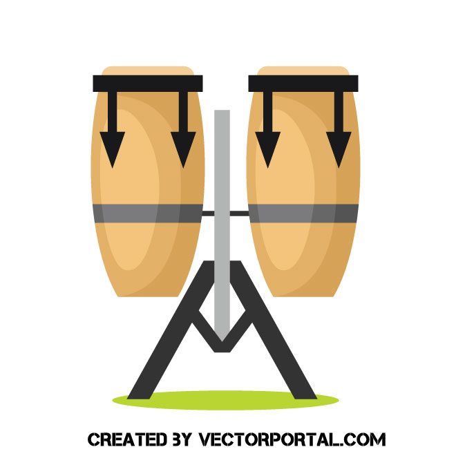 660x660 Hand Drums Vector Clip Art Music Vectors In Free Vector