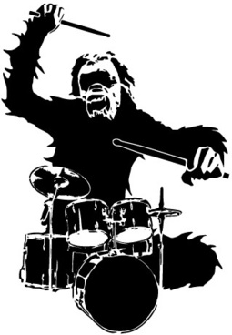 255x368 Drum Free Vector Download