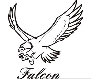 300x260 Peregrine Falcon Clipart Free Images