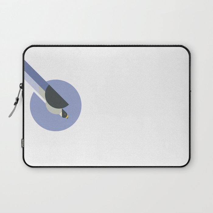 700x700 Peregrine Falcon Vector Illustration Laptop Sleeve