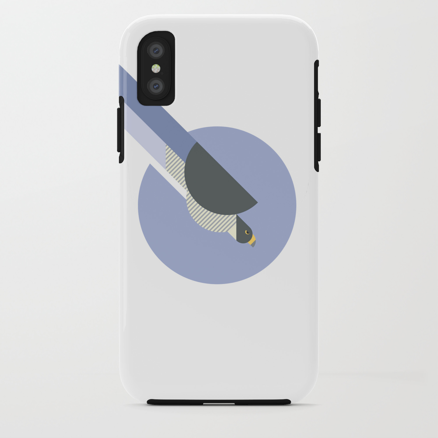 1500x1500 Peregrine Falcon Vector Illustration Iphone Case