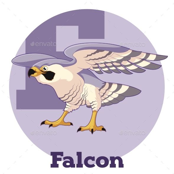 590x590 Vector Image Of The Abc Cartoon Falcon Church Flyer Template