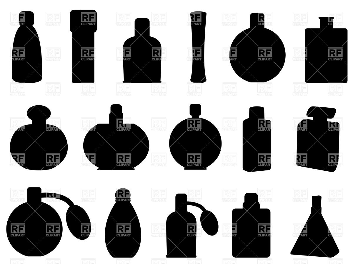 Perfume Bottle Silhouettes Vector Image Of Beauty, Fashion 1200x900 Perfume Bottle Silhouettes Vector Image Of Beauty, Fashion