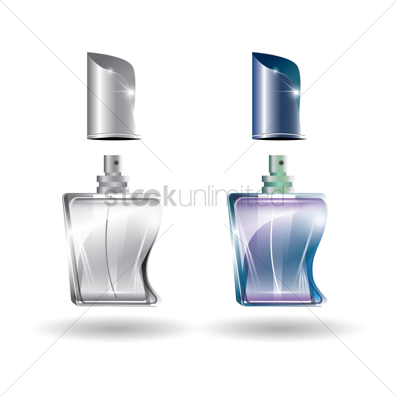 Perfume Bottles Vector Image 1300x1300 Perfume Bottles Vector Image
