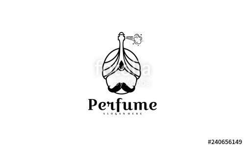 500x300 Arabian Perfume Logo Template,perfume Logo Template Stock Image