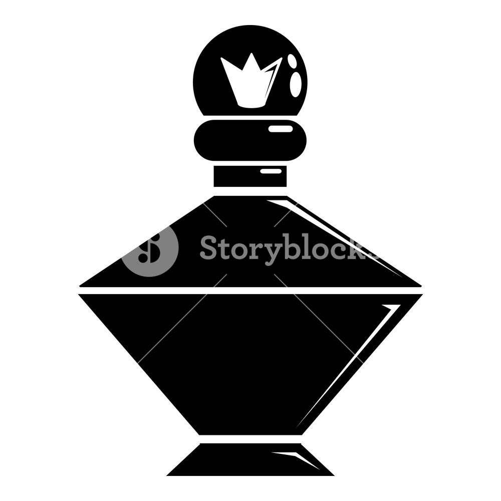 1000x1000 Queen Perfume Icon Simple Illustration Of Queen Perfume Vector
