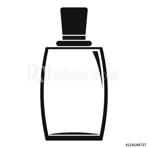 500x500 Elegant Woman Perfume Icon Simple Illustration Of Elegant Woman