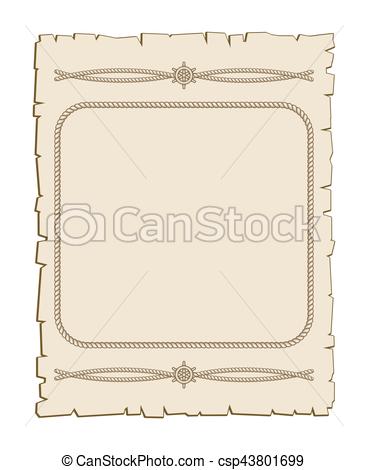 368x470 Marco, Pergamino, Vector, Sogas Vendimia