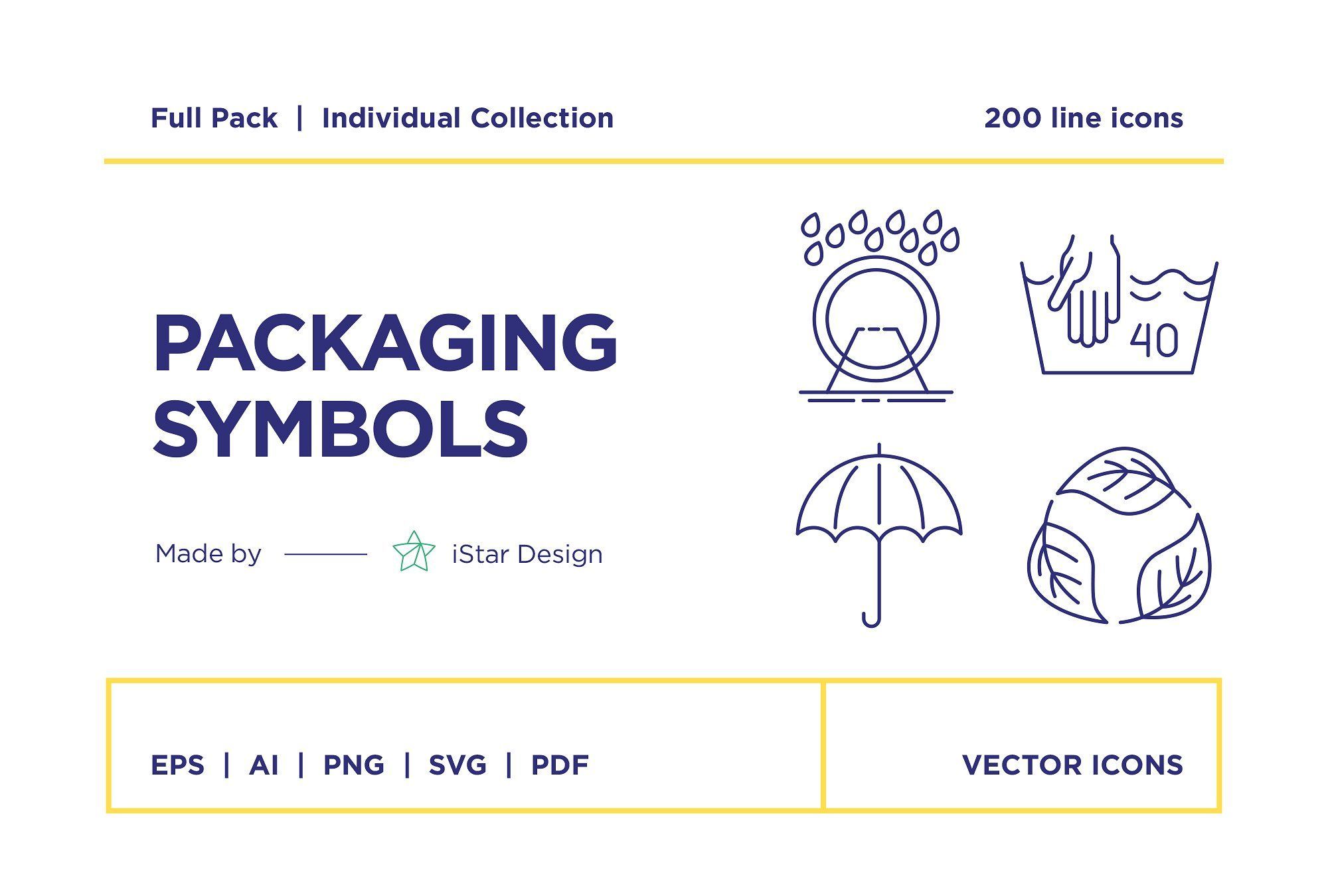 2000x1350 Packaging Icon Pack This Set Includes Icons Of Shipping Container