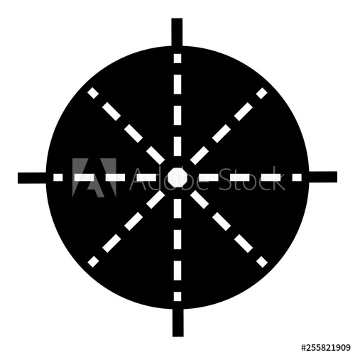500x500 Periscope Aim Icon Simple Illustration Of Periscope Aim Vector