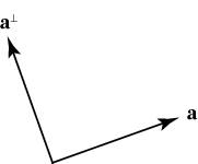 181x150 Perpendicular Vector