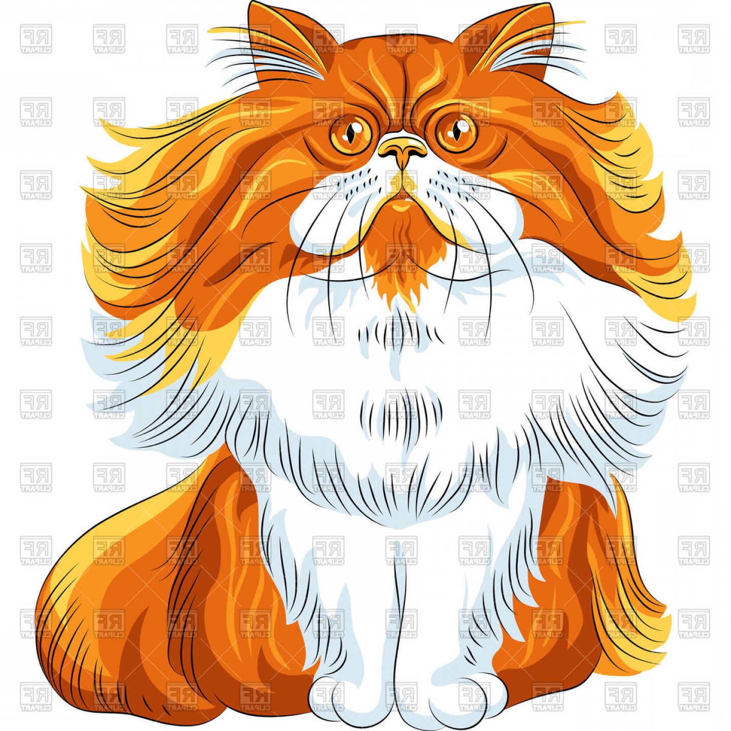 persian-cat-vector-at-vectorified-collection-of-persian-cat