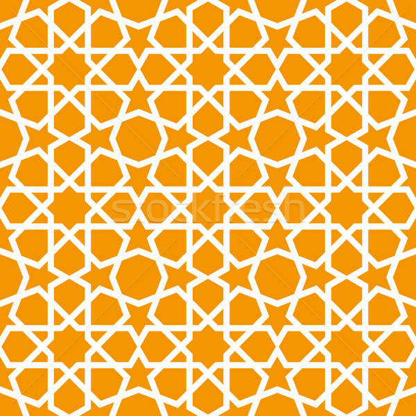 600x600 Seamless Ornamental Pattern In Arabic Style Background