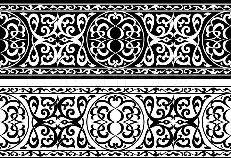 800x547 Decorative Arabian Or Persian Ornament Stock Vector Colourbox