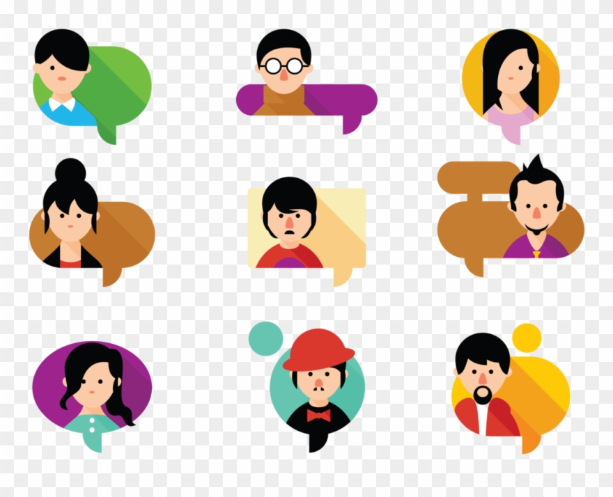 880x714 Person Icons Vector Art Graphics
