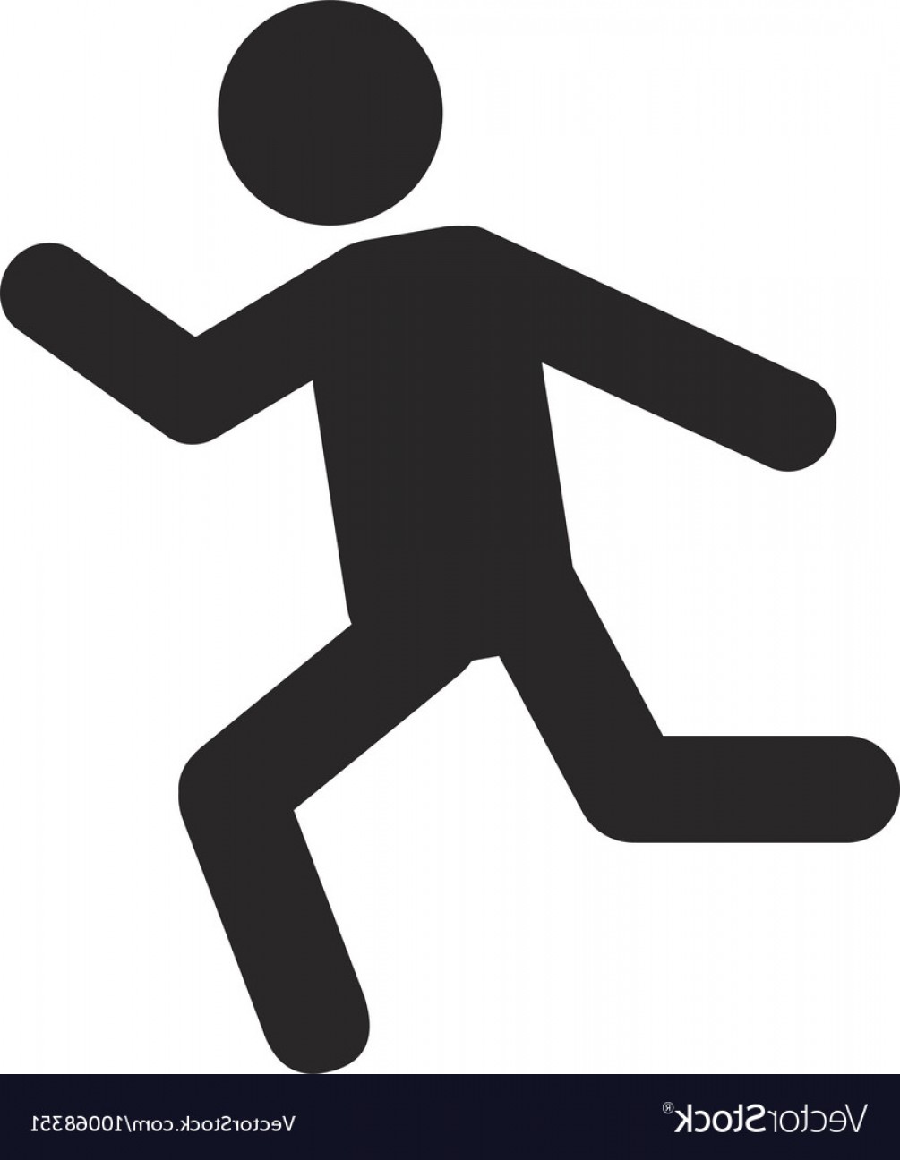 1005x1296 Person Running Silhouette Icon Vector Hoodamathrun