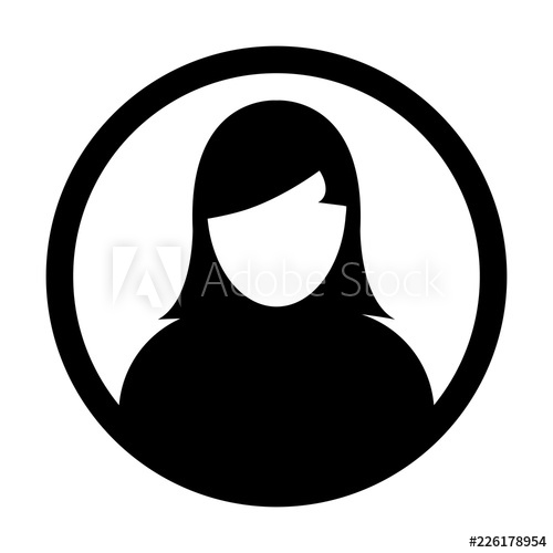 500x500 Person Icon Vector Male User Profile Avatar Symbol In Circle Flat