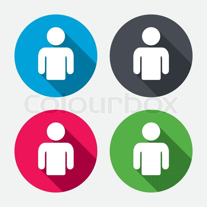 800x800 User Sign Icon Person Symbol Human Stock Vector Colourbox