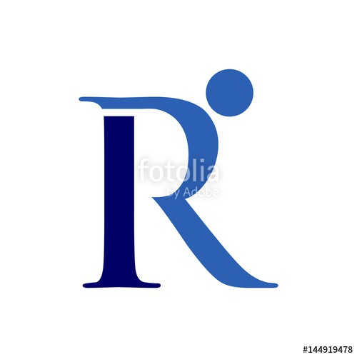 500x500 Letter R Logo Vector Swoosh Person Logo Stock Image And Royalty