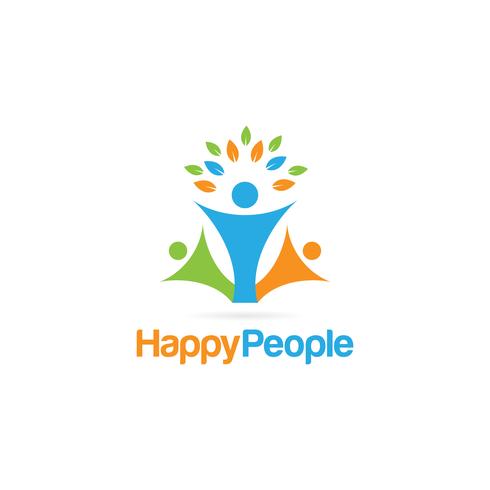 490x490 Colorful Happy People Logo