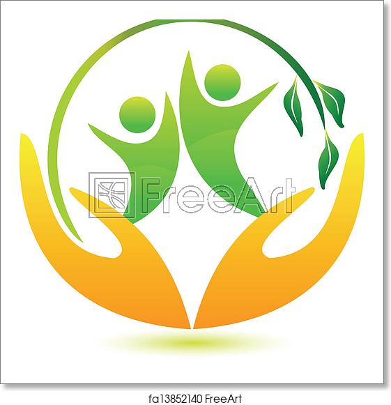 561x581 Free Art Print Of Healthy And Happy People Logo Healthy And Happy