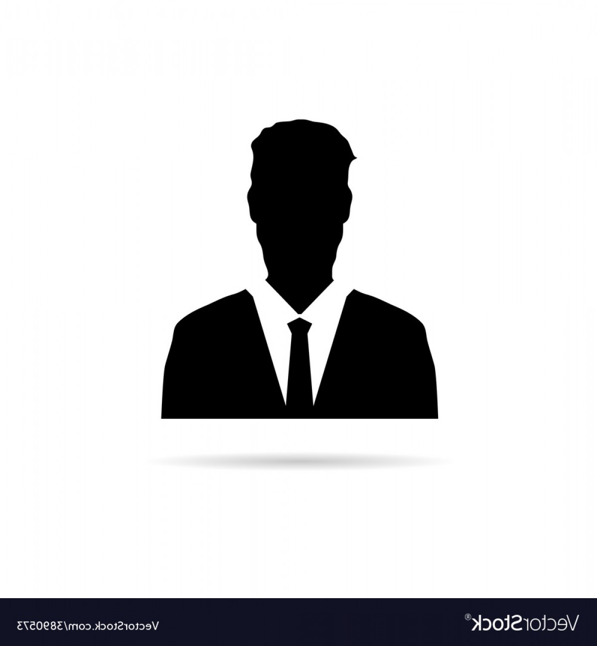 1198x1296 Man Silhouette With Tie Vector Cqrecords
