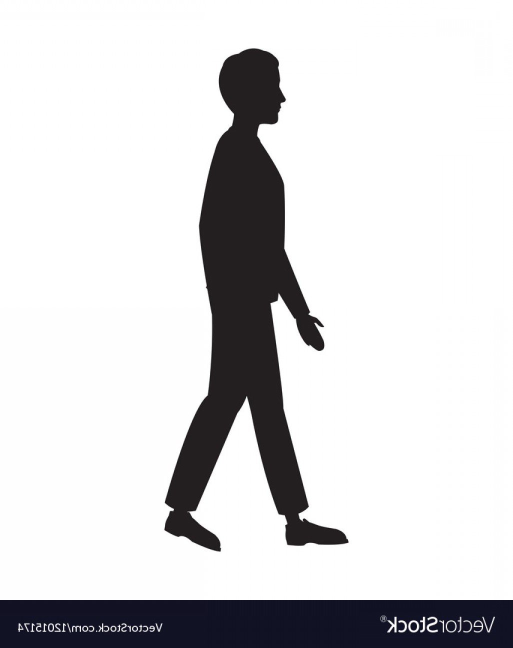 1026x1296 Silhouette Man Walking Side View Vector Soidergi