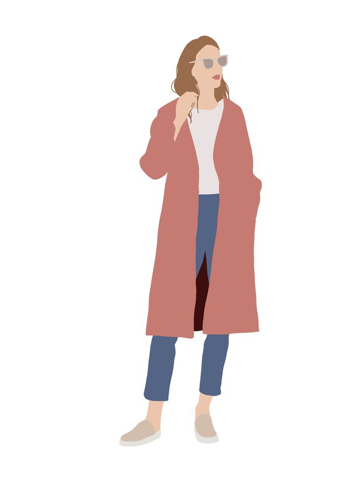 736x981 Vector People Clipart Person Silhouette Architecture Zeichen