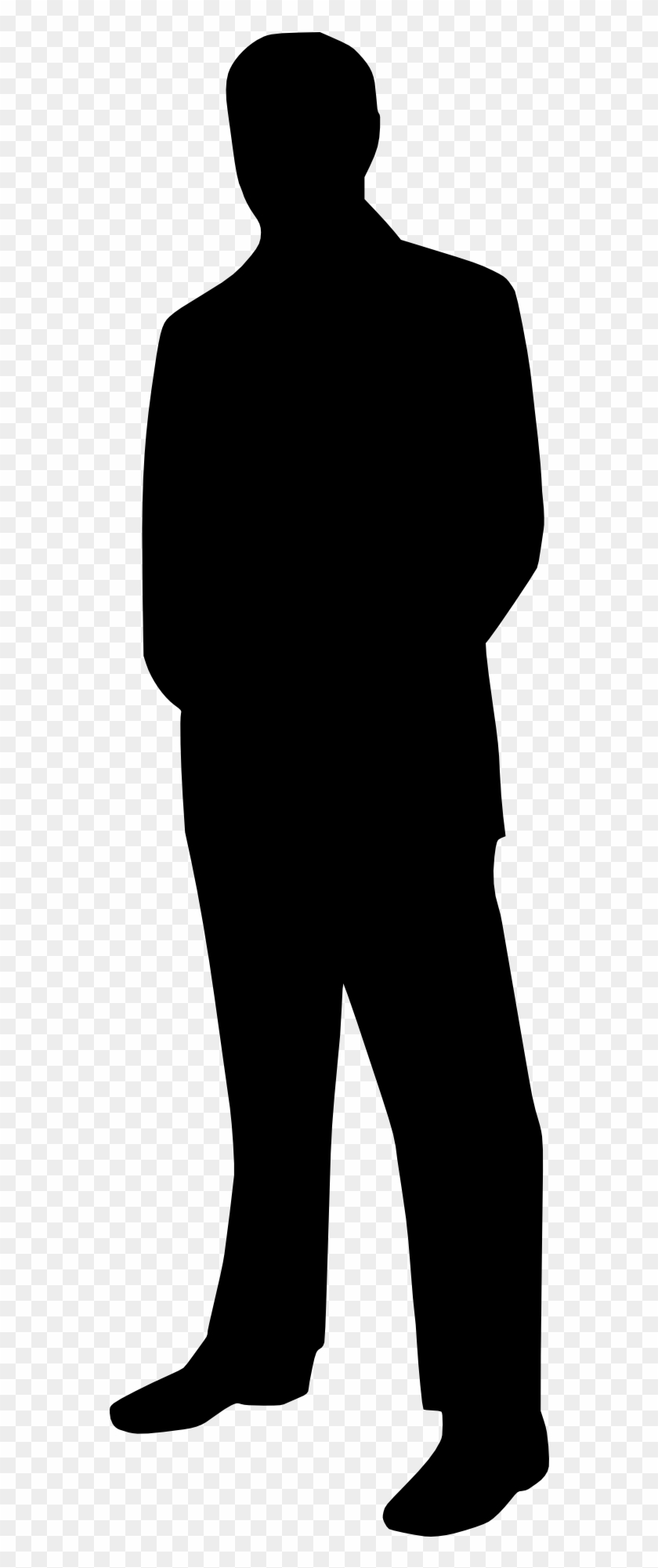 840x2001 Business Man Tie Suit Black White Silhouette
