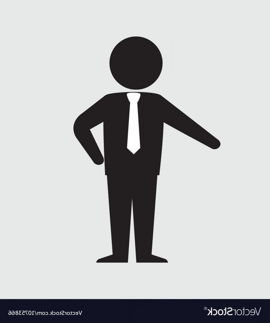 1084x1296 Silhouette Standing With Tie Isolated Vector Cqrecords