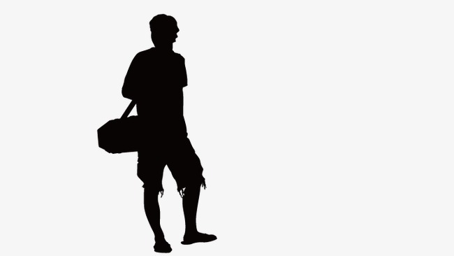 650x366 Collection Of 'person Standing Silhouette Vector' Download More