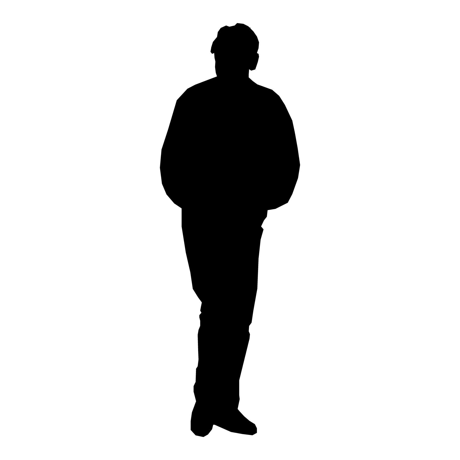 1920x1920 Collection Of 'person Standing Silhouette' Download More Than