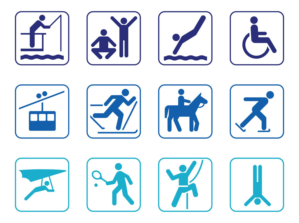 1024x765 Person Symbol Set Vector Art Graphics