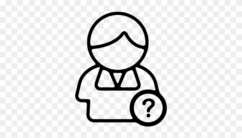 840x481 Question Mark On A Person Symbol Vector