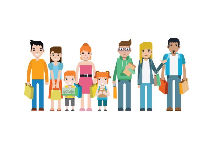 700x490 People Free Vector Art