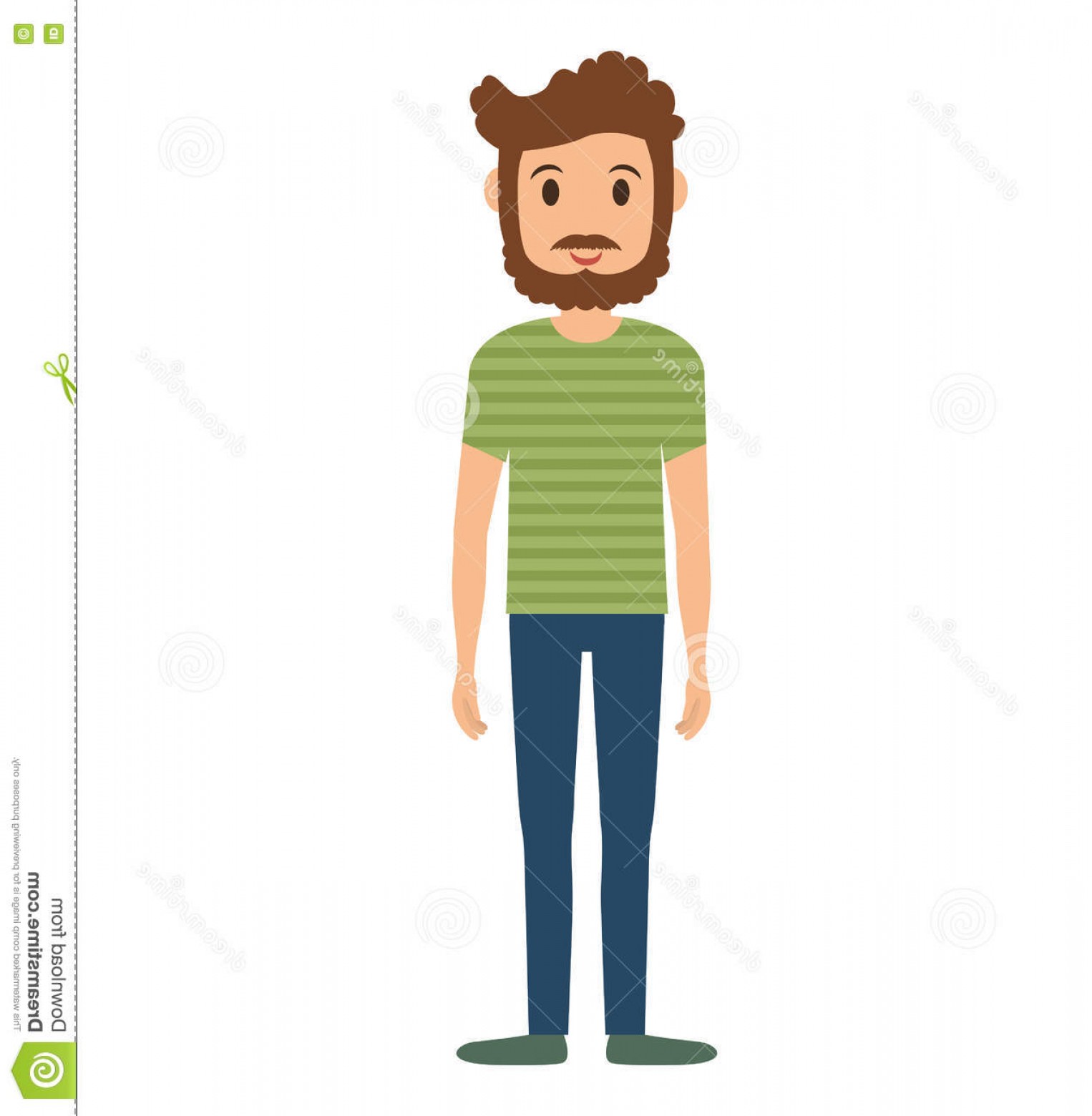 1526x1560 Stock Illustration Cartoon Man Icon Person Design Vector Graphic